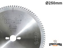 Lama circolare di precisione Xtracut HW Klein Ø250x30mm 80 denti