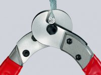 Knipex cesoia per funi in acciaio rivestiti in resina sintetica, 445 mm
