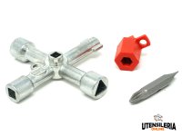 Chiave universale Knipex 76mm per quadri ed armadi elettrici