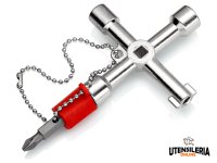 Chiave universale Knipex 76mm per quadri ed armadi elettrici