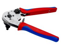 Knipex crimpatrice a quattro punzoni per contatti DT, DTM e DTP, 0,35-3,0 mm²