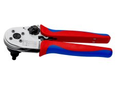 Knipex crimpatrice a quattro punzoni per contatti DT, DTM e DTP, 0,35-3,0 mm²