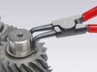 Knipex pinza angolo 90° per anelli di sicurezza esterni su alberi, 200mm