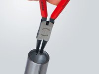 Knipex pinza per anelli di sicurezza interni su fori, 180mm