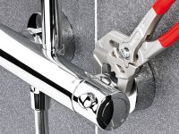 Knipex pinza chiave cromata rivestita in resina sintetica per tubi e dadi, 250mm