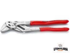 Knipex pinza chiave cromata rivestita in resina sintetica per tubi e dadi, 250mm