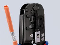 Knipex pinza crimpatrice per connettori Western 6-8 poli  RJ11/12 e RJ45
