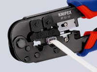Knipex pinza crimpatrice per connettori Western 6-8 poli  RJ11/12 e RJ45