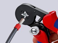 Knipex pinza crimpatrice automatica per terminali a bussola, 0.08-16 mm²