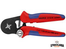 Knipex pinza crimpatrice automatica per terminali a bussola, 0.08-16 mm²