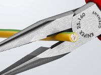 Knipex pinza becchi mezzotondi e tronchese per meccanica, 160mm