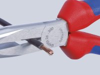 Knipex pinza becchi mezzotondi e tronchese per meccanica, 200mm