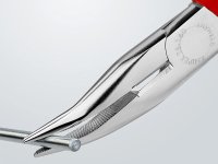 Knipex pinza becchi mezzotondi piegati 40° e tronchese per meccanica, 160mm