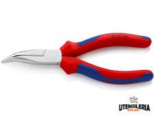 Knipex pinza becchi mezzotondi piegati 40° e tronchese per meccanica, 160mm