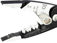 Knipex pinza multifunzione da elettricista impugnatura bicomponente per cavi metrici, 200mm