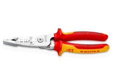 Knipex pinza multifunzione da elettricista impugnature VDE per cavi metrici, 200mm