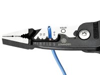 Knipex pinza multifunzione da elettricista impugnatura resina sintetica per cavi metrici, 200mm