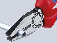 Knipex pinza universale con manici bimateriale testa pulita, 180mm