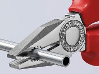 Knipex pinza universale con manici isolati e anello di fissaggio, 180mm