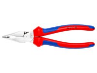 Knipex pinza universale con testa a punta cromata e manici in materiale bicomponente, 185mm