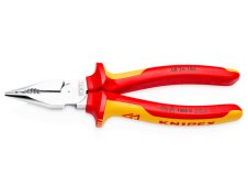 Knipex pinza universale con testa a punta cromata e impugnature VDE, 185mm