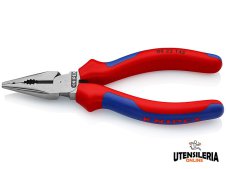 Knipex pinza universale testa a punta manici bicomponente, 145mm