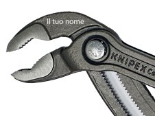 Knipex Cobra pinza personalizzabile regolabile bonderizzata grigia per tubi e dadi, 250mm