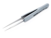 Knipex pinzetta di precisione a becchi lunghi impugnatura in gomma per elettronica, 112mm