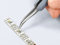 Knipex pinzetta di precisione a becchi piegati impugnatura in gomma per elettronica, 122mm