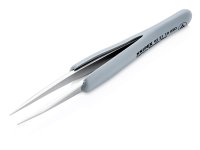Knipex pinzetta di precisione a becchi lunghi impugnatura in gomma per elettronica, 123mm
