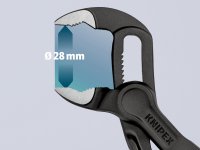 Knipex Cobra XS pinza regolabile bonderizzata grigia per tubi e dadi, 100mm