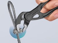 Knipex Cobra XS pinza regolabile bonderizzata grigia per tubi e dadi, 100mm