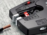 Utensile multifunzione Knipex NexStrip per taglio, spelatura e crimpatura