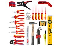 Valigetta portautensili Knipex Robust26 Elettro con 22 utensili isolati per elettricisti