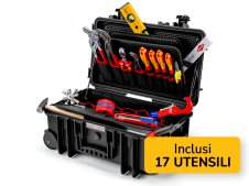 Valigetta portautensili Knipex Robust26 Sanitari con 17 utensili per idraulici