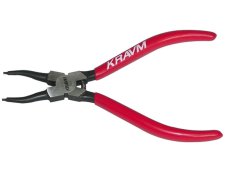 Pinza dritta Kravm per anelli di sicurezza interni, 170mm Pinza dritta Kravm per anelli di sicurezza interni, 170mm