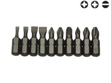 Set 10 inserti Progrip Kravm attacco esagonale 1/4", 25mm