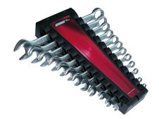 Serie 12 chiavi combinate Kravm 6-22mm con supporto appendibile Serie 12 chiavi combinate Kravm 6-22mm con supporto appendibile