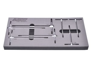 Set 7 chiavi a T con impronta Torx Kravm, T10-T40