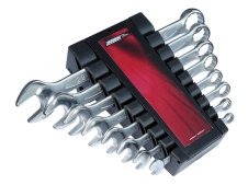 Serie 8 chiavi combinate Kravm 8-22mm con supporto appendibile Serie 8 chiavi combinate Kravm 8-22mm con supporto appendibile
