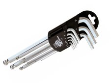 Chiavi a brugola maschio calamitate Kravm in set da 1,5-10mm (9pz) Chiavi a brugola maschio calamitate Kravm in set da 1,5-10mm (9pz)