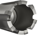 Fresa a carotare per rotaie Krino in TCT con attacco Weldon 19,05mm, 19-36mm
