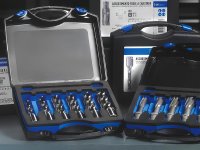 Assortimento 6 frese a carotare corte Krino in HSS M2 con attacco Weldon in valigetta, 12-22mm