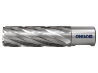 Assortimento 6 frese a carotare lunghe Krino in HSS M2 con attacco Weldon in valigetta, 14-22mm
