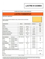 Lastra gomma PARA antiabrasiva antiusura 1500x1000mm spessore 3mm