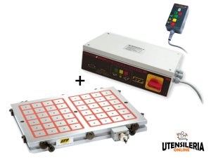 Piano magnetico elettropermanente con unità di controllo LTF