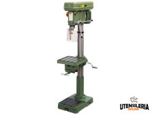 Trapano a colonna LTF 1,1 kW 220V a 12 velocità con morsa, foratura 20mm