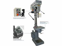 Trapano maschiatrice a colonna IMME-L20 LTF foratura acciaio 20mm