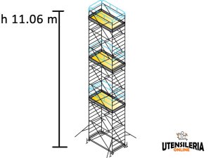 Ponteggio FUTURO 120X220 Marchetti in acciaio m 1.20x2.20x11.06