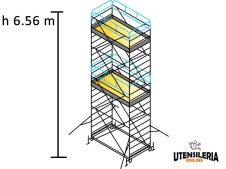 Ponteggio FUTURO 120X220 Marchetti in acciaio m 1.20x2.20x6.56